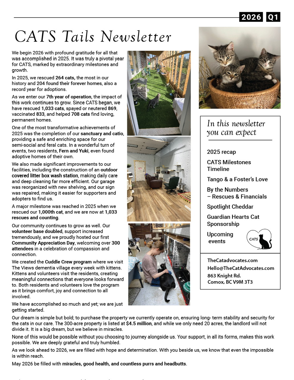 CATS_Newsletter_Q1_2026V3-01 Preview of Q2 Newsletter 2025